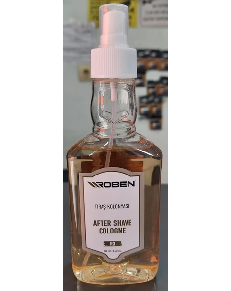 Tıraş kolonyası kahverengi R3 250 ML